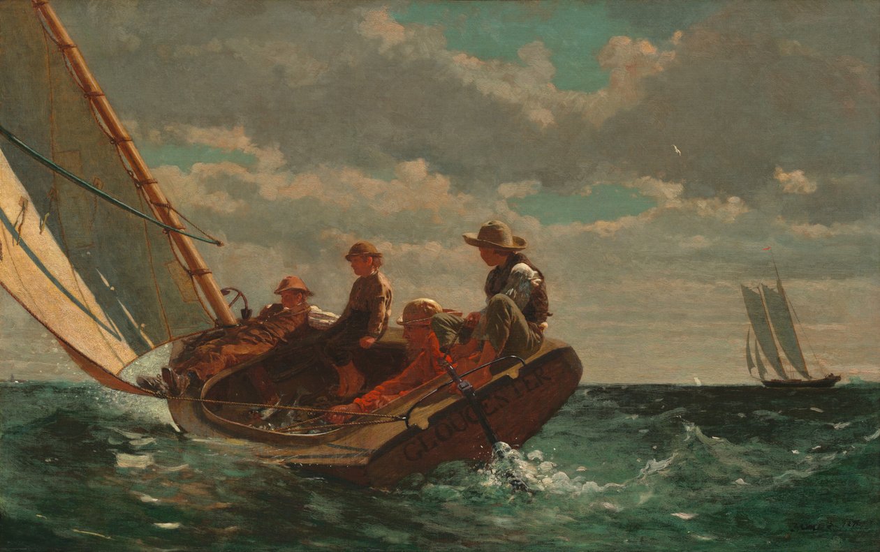 Breezing Up (Um Vento Justo) de Winslow Homer