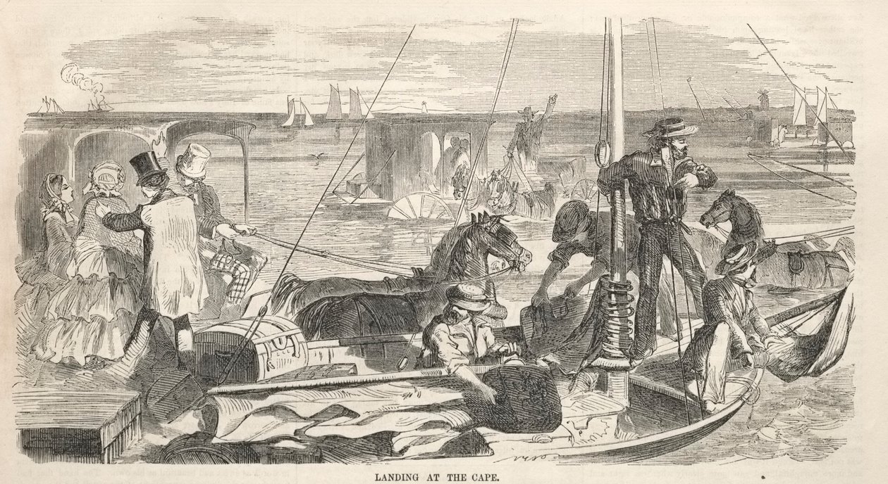 Esboços da Reunião de Acampamento:  Desembarque no Cabo de Winslow Homer