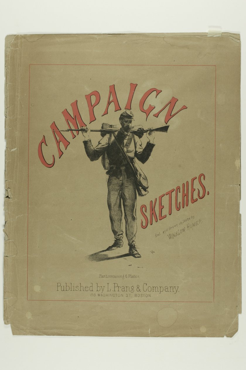 Esboços da campanha: Parte I – Capa de Winslow Homer
