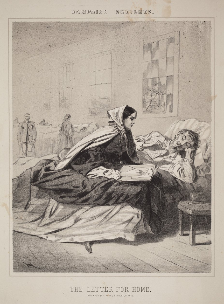 Esboços da campanha: A carta para casa de Winslow Homer