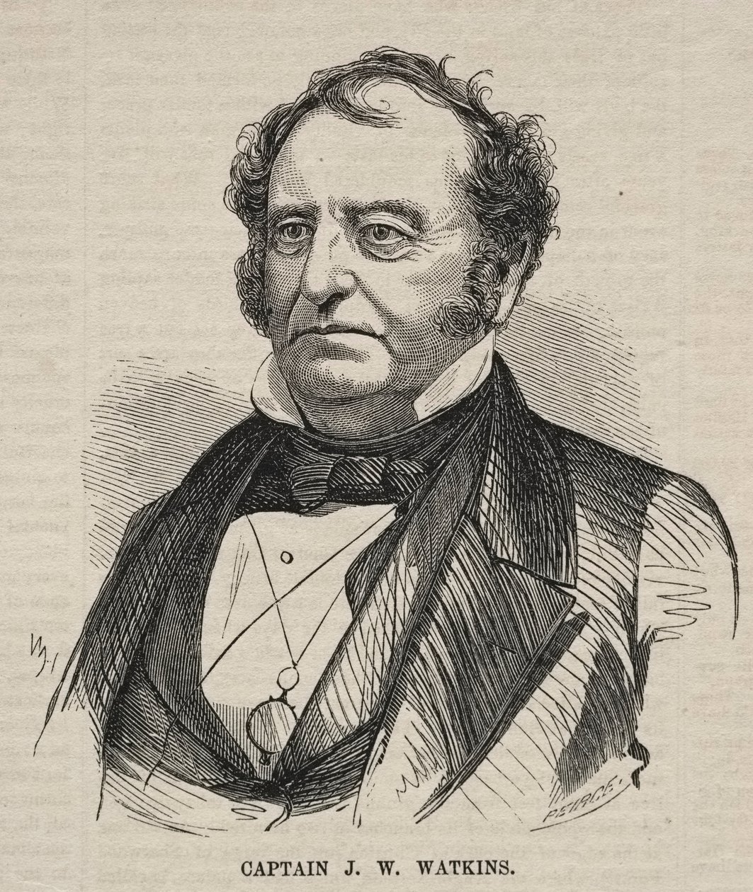 Capitão JW Watkins, 1857. de Winslow Homer