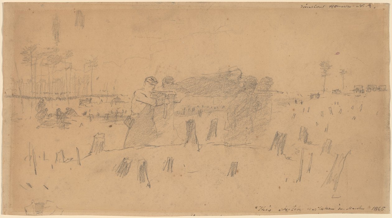 Carregando os feridos de Winslow Homer