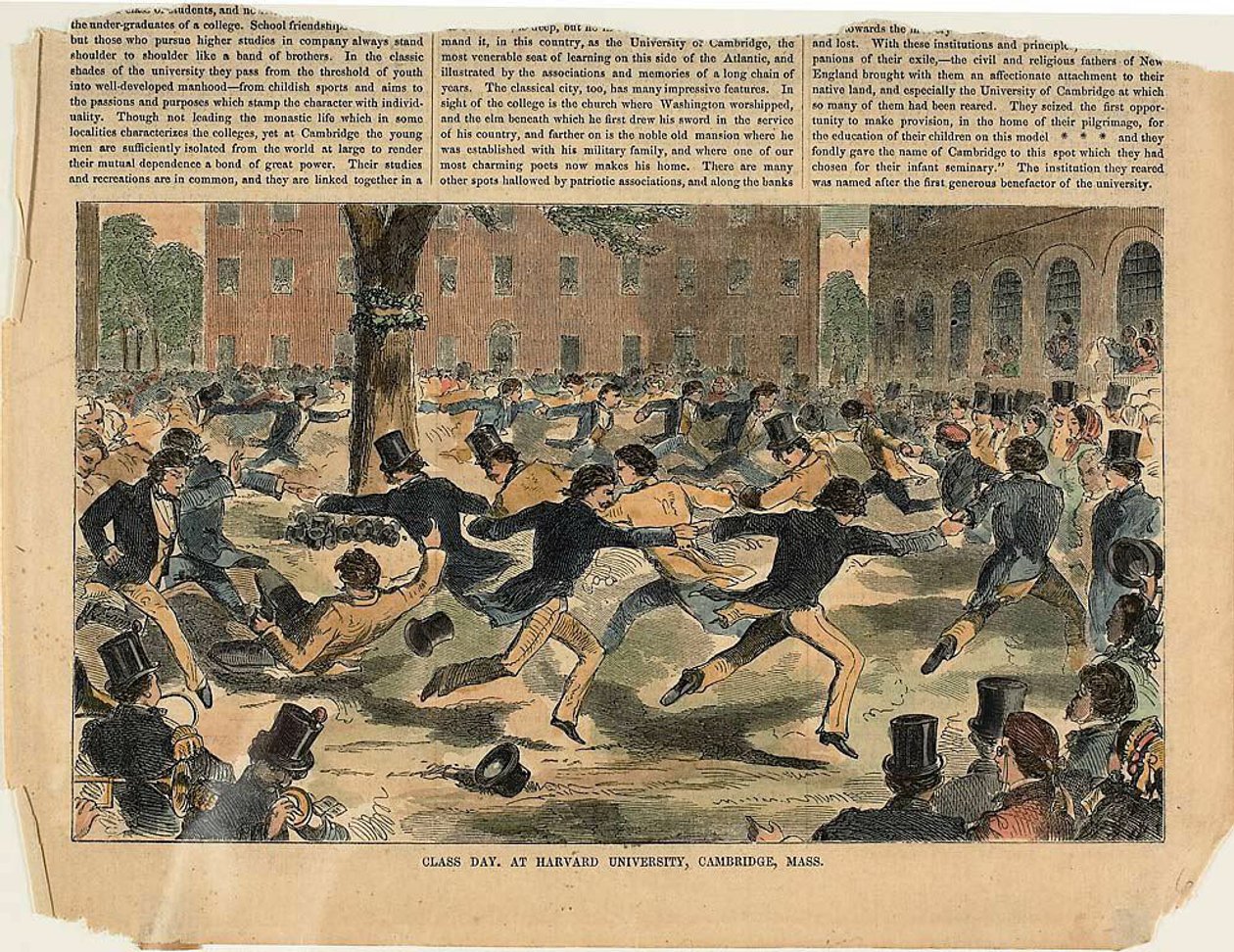 Dia de aula, na Universidade de Harvard, Cambridge, Massachusetts de Winslow Homer