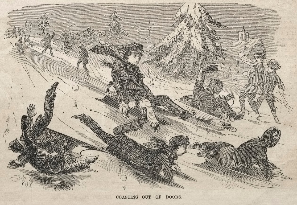 A costa fora de portas de Winslow Homer