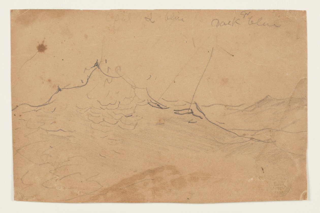 Combers em um mar tempestuoso de Winslow Homer