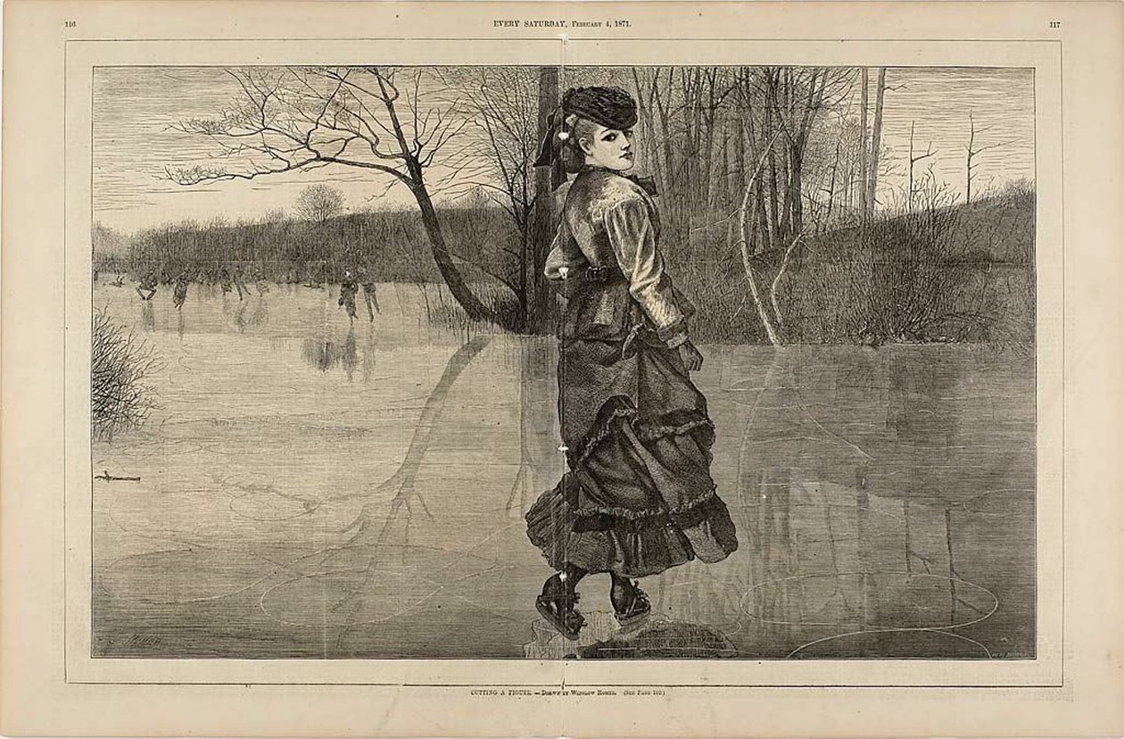 Cortar uma figura de Winslow Homer