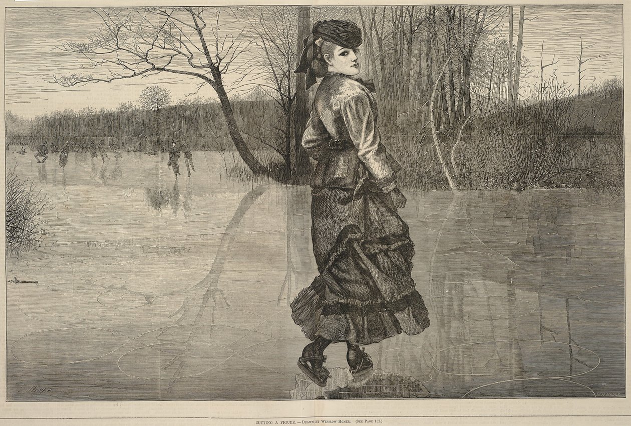 Cortar uma figura, de Every Saturday, 4 de fevereiro de 1871 de Winslow Homer