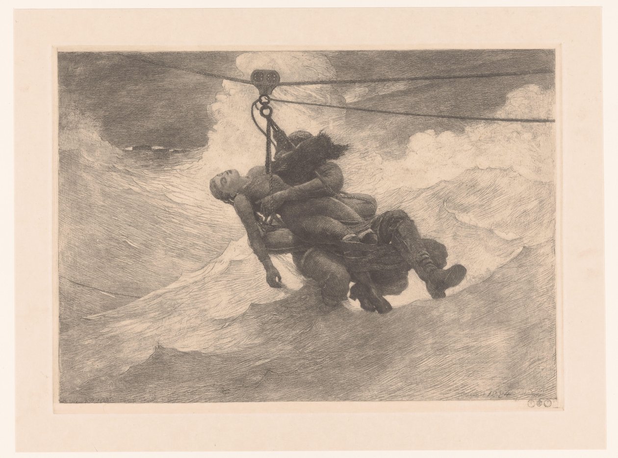 A linha da vida A linha da vida de Winslow Homer