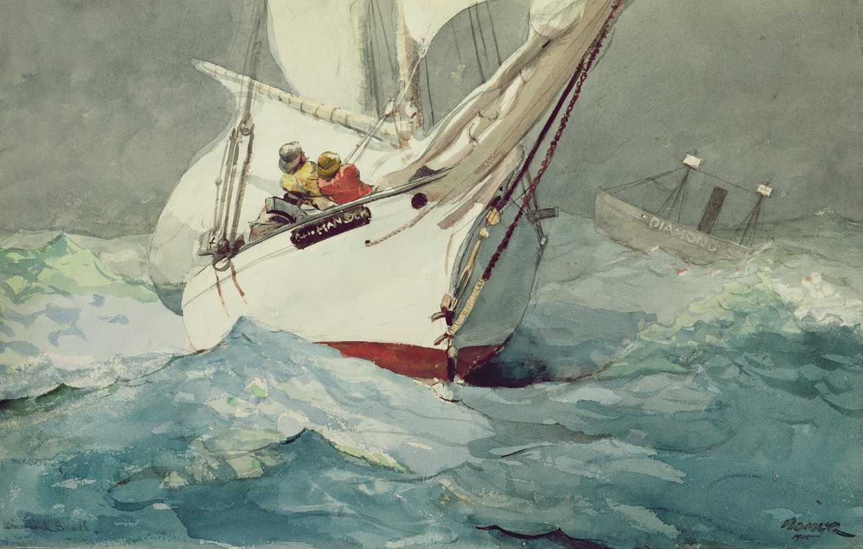 Shoal Diamante, 1905 de Winslow Homer