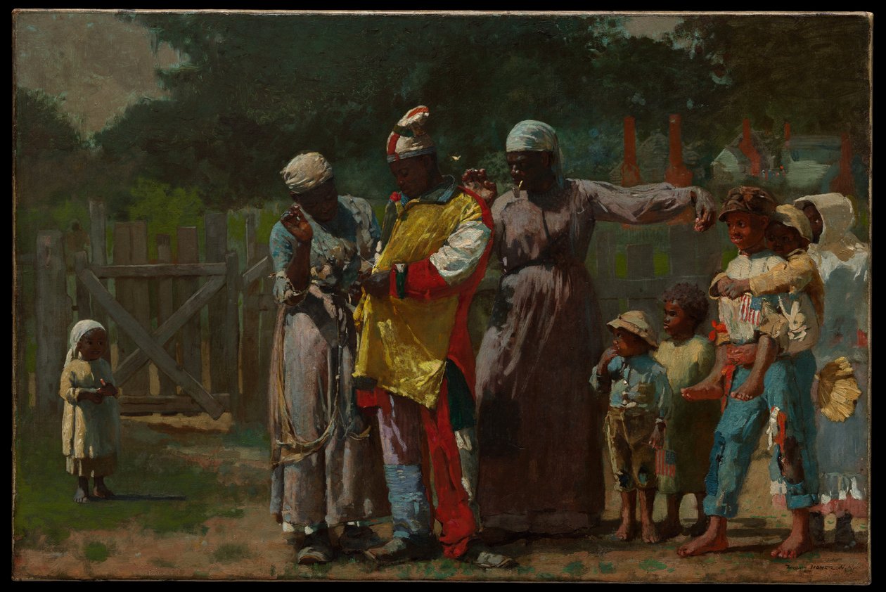 Vestir-se para o carnaval de Winslow Homer