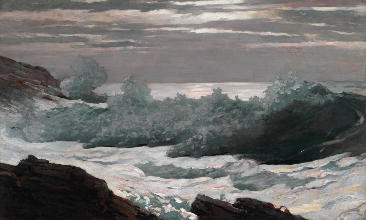Amanhecer depois de uma tempestade no mar de Winslow Homer