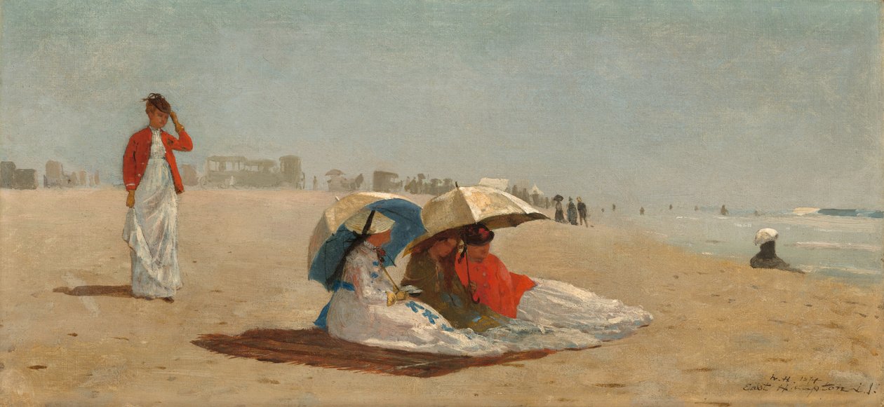 East Hampton Beach, Long Island de Winslow Homer