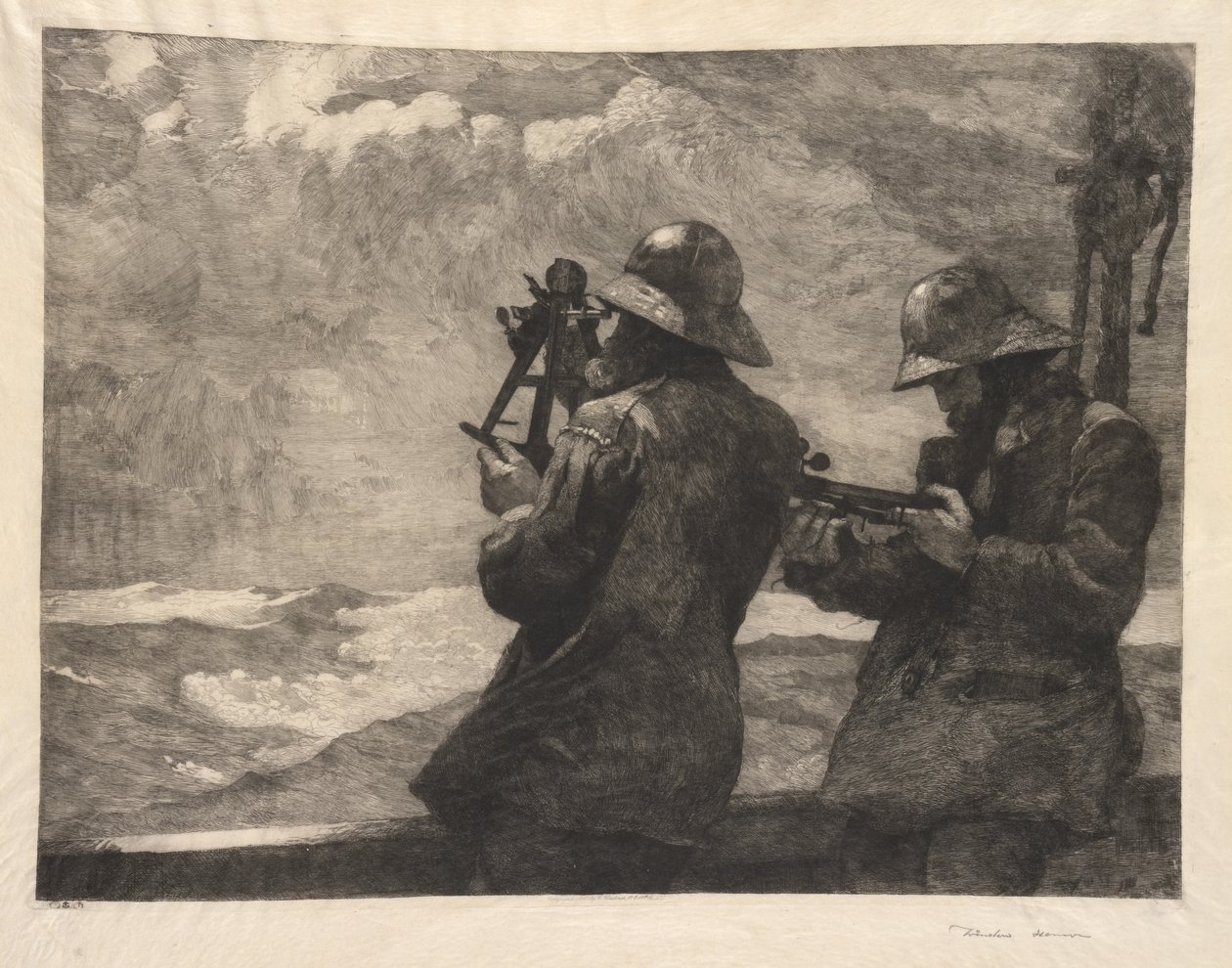 Oito sinos, 1881. de Winslow Homer