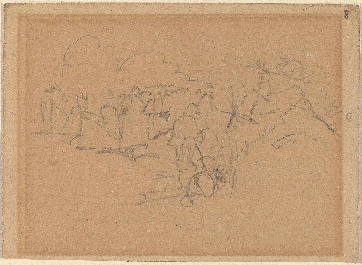 Fim do mês de Março [recto], 1862. de Winslow Homer