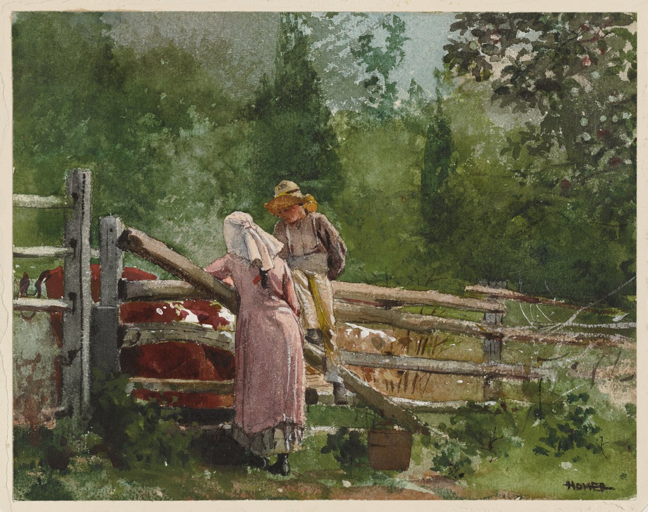 Hora da refeição de Winslow Homer