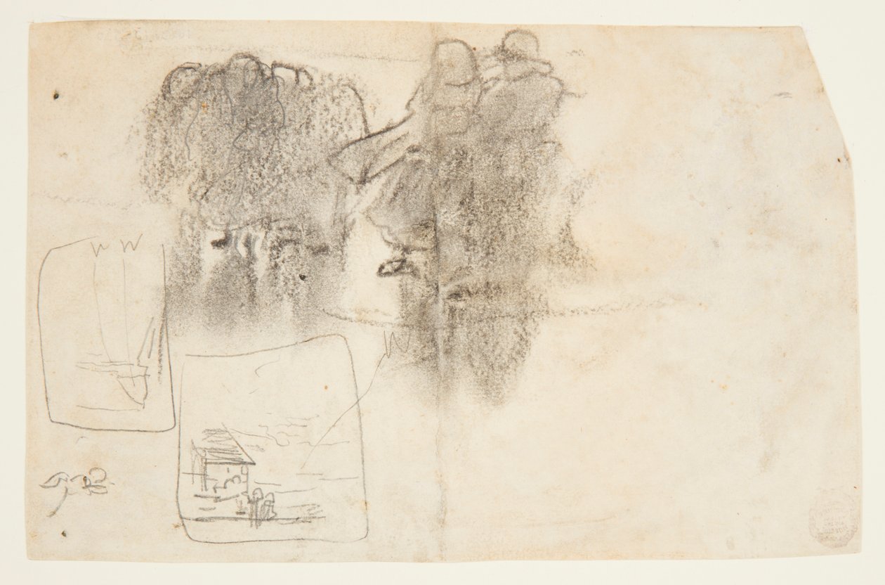 Figuras em Lee of Building with Ocean Beyond, Cullercoats, Inglaterra de Winslow Homer