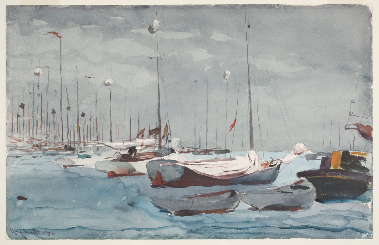 Barcos de pesca, Key West de Winslow Homer