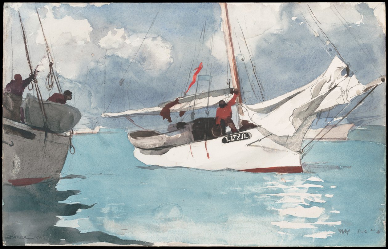 Barcos de pesca, Key West de Winslow Homer