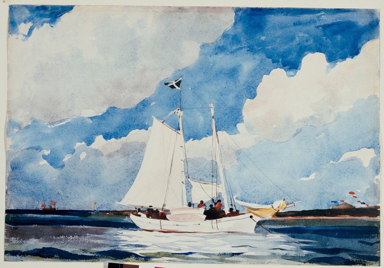 Escuna de pesca, Nassau, c.1898-99 de Winslow Homer
