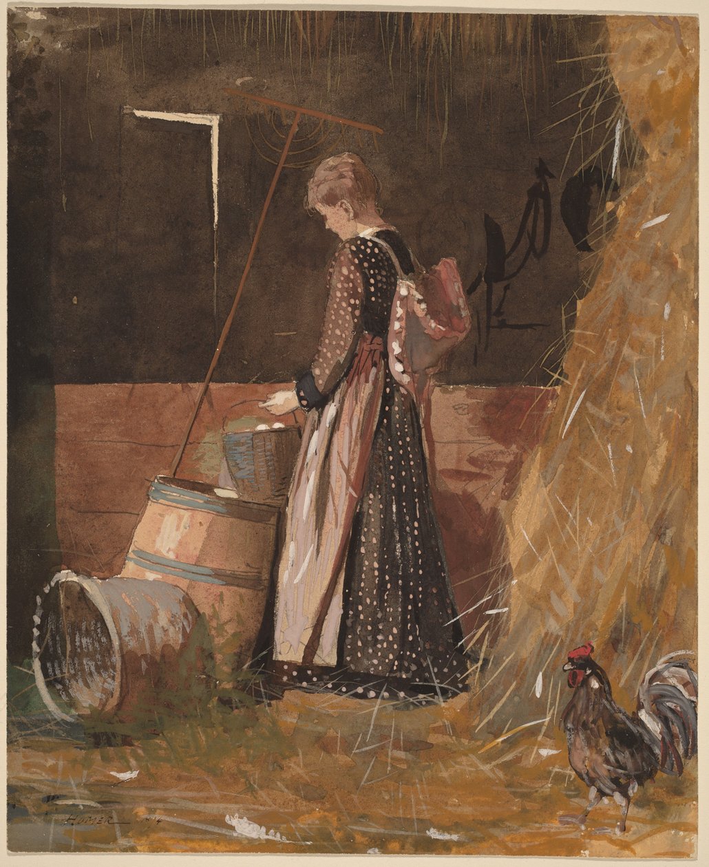 Ovos frescos de Winslow Homer