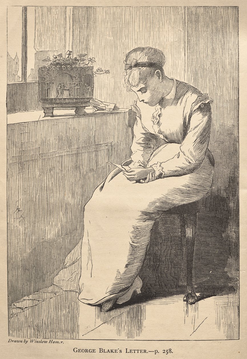 Carta de George Blake de Winslow Homer