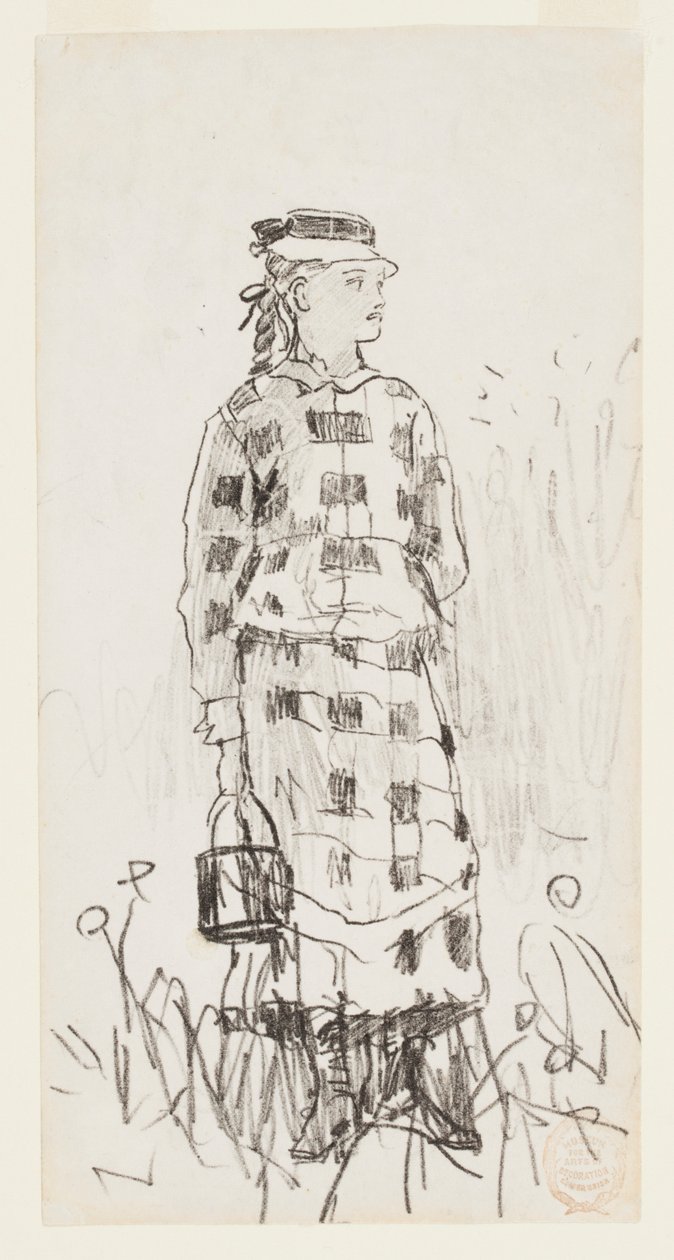 Garota com um balde de Winslow Homer
