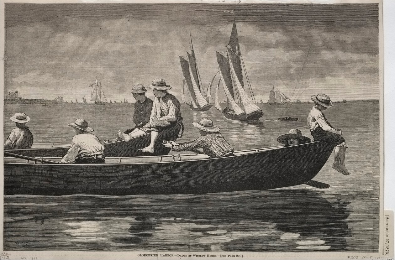 Porto de Gloucester de Winslow Homer