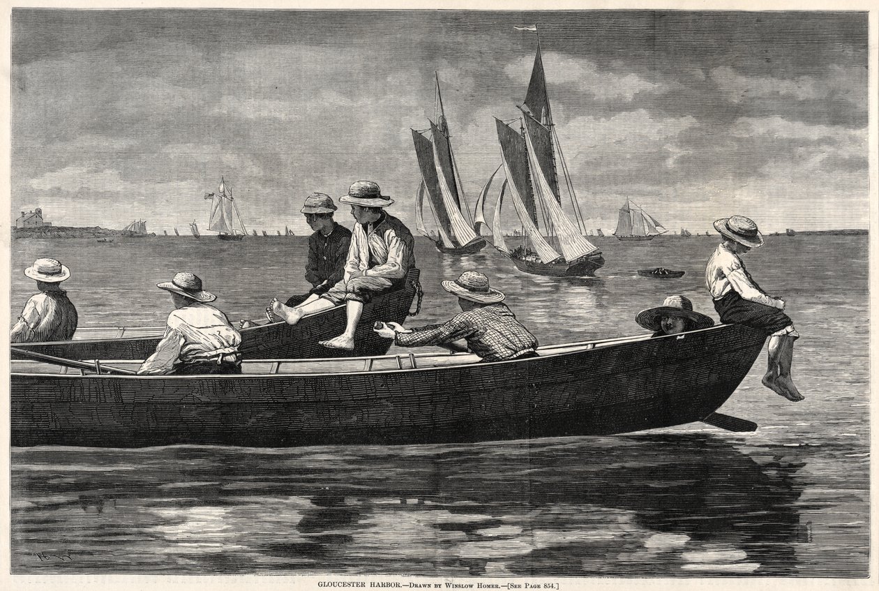 Porto de Gloucester de Winslow Homer