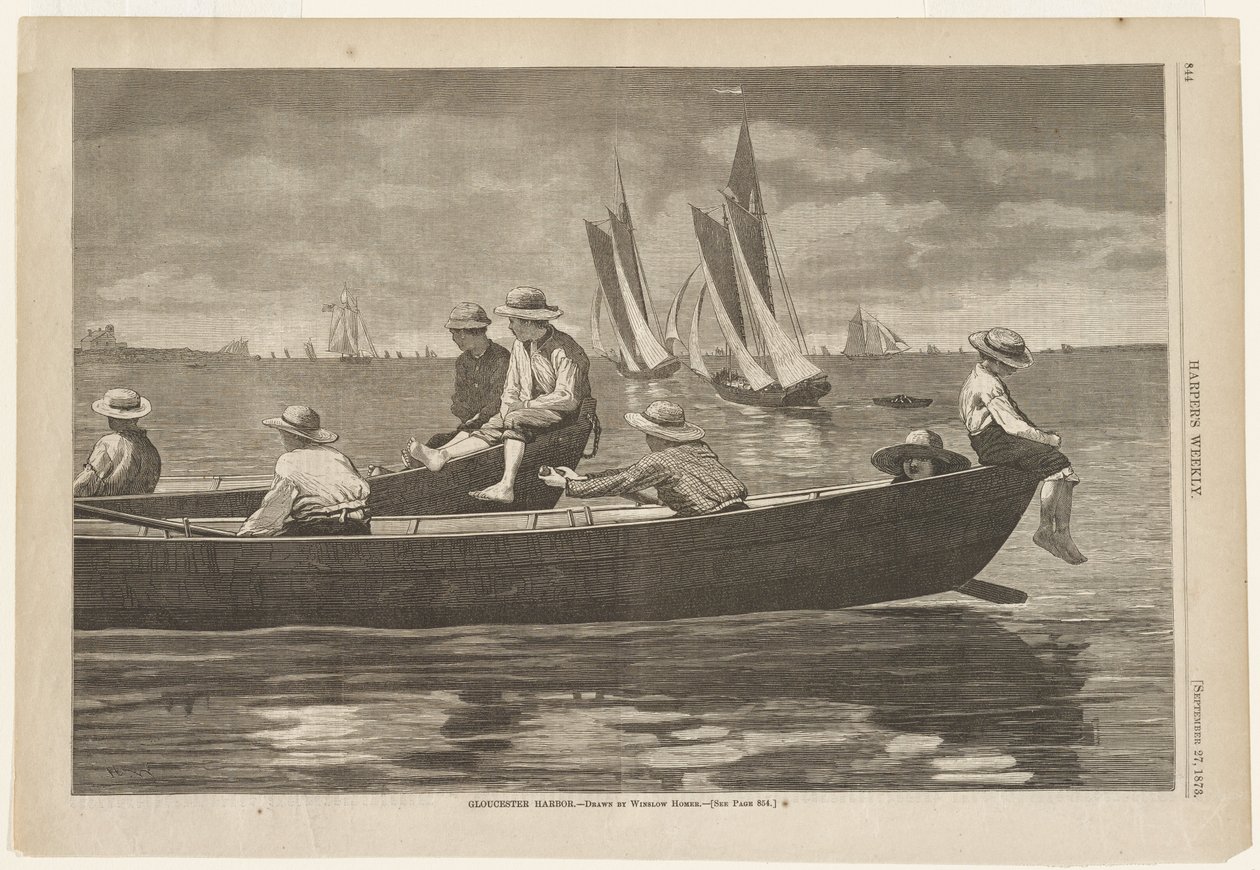 Porto de Gloucester de Winslow Homer