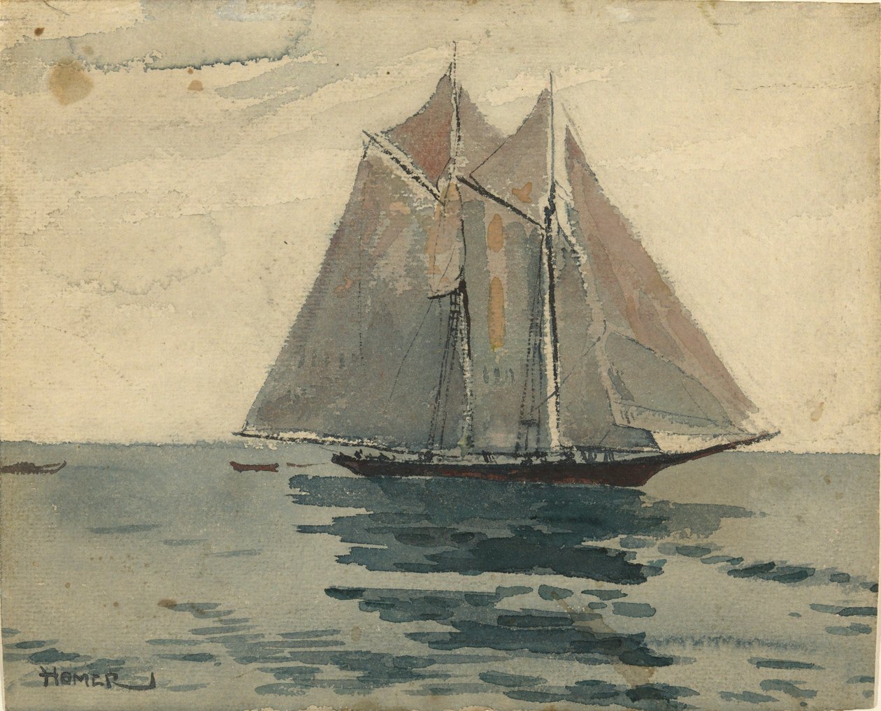 Escuna Gloucester de Winslow Homer