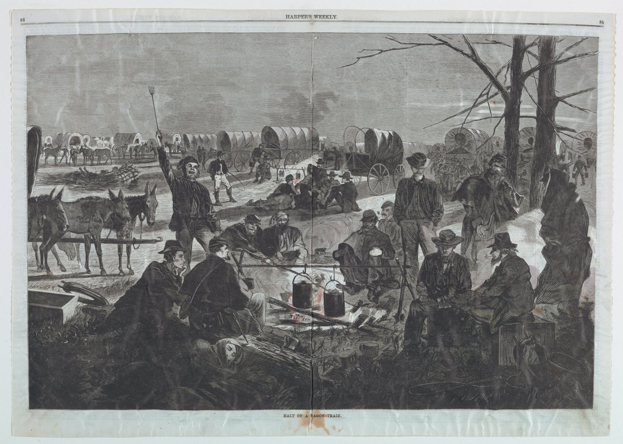 Halt of a Wagon-train, da Harper