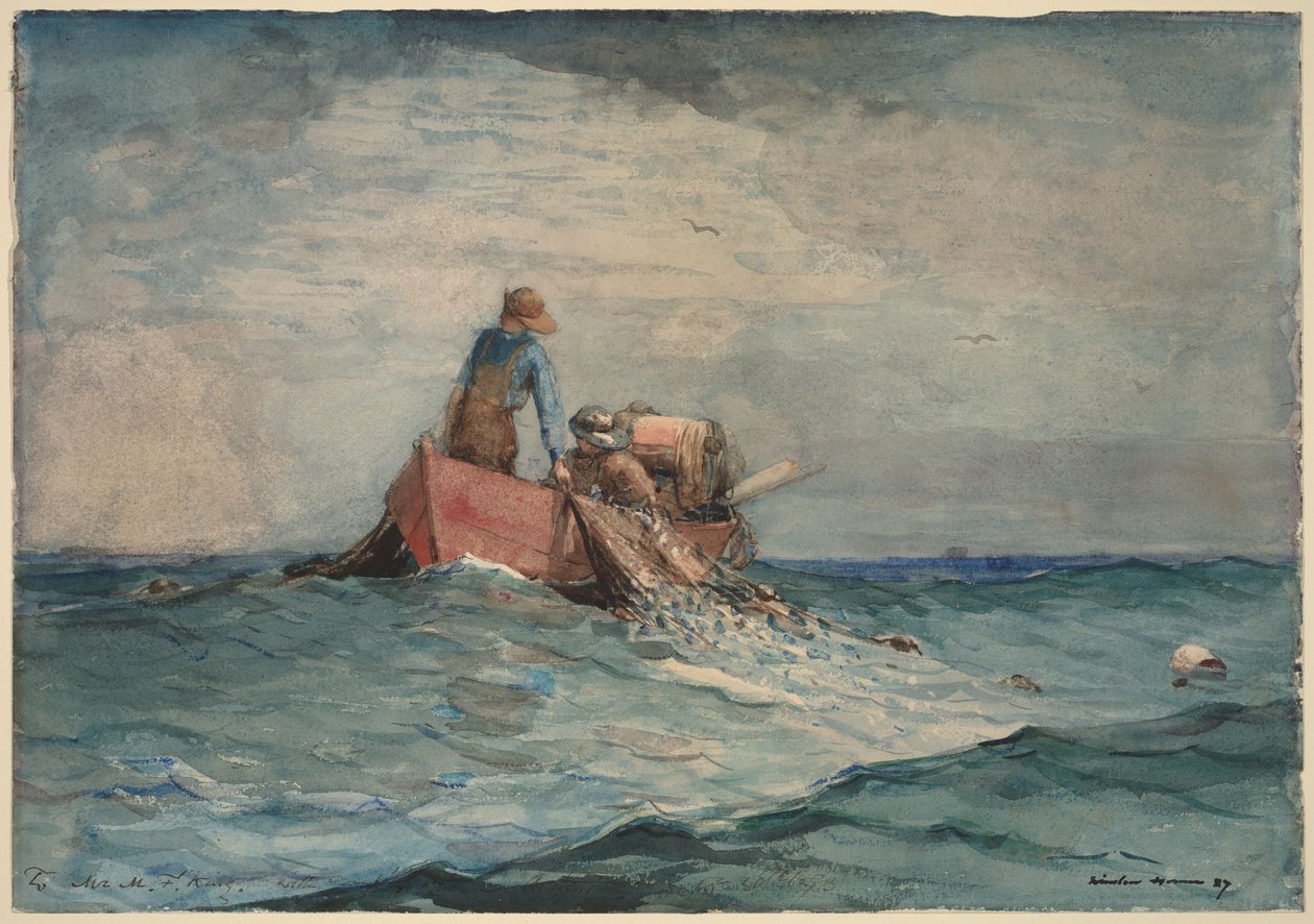Recolha das redes de Winslow Homer