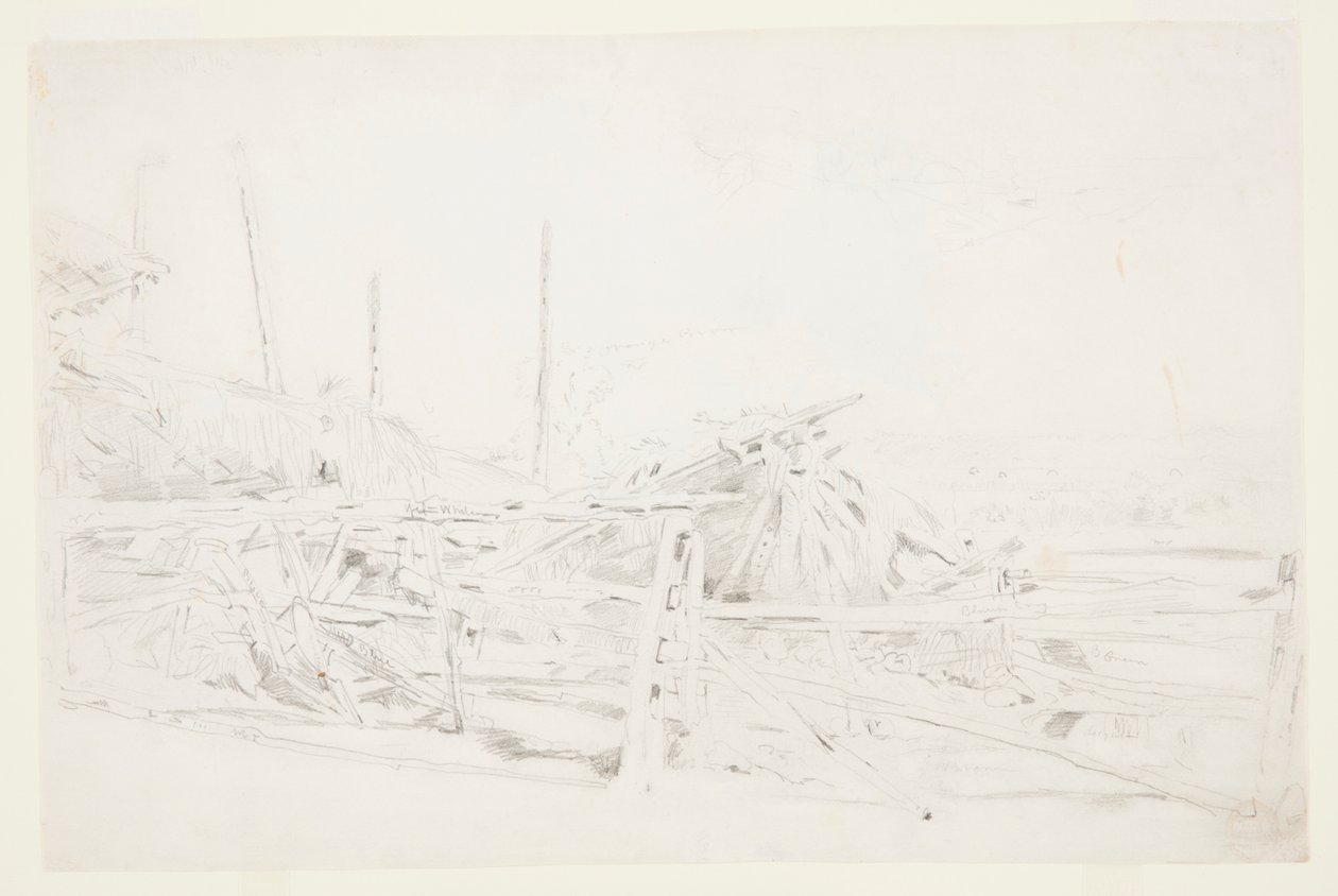Palheiro e Cerca Ferroviária de Winslow Homer