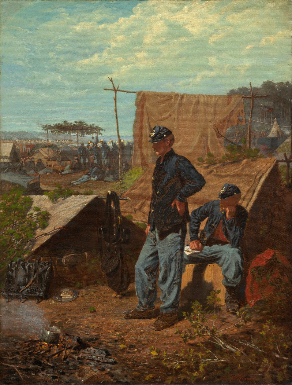 Home, Sweet Home, c.1863 (óleo sobre tela) de Winslow Homer