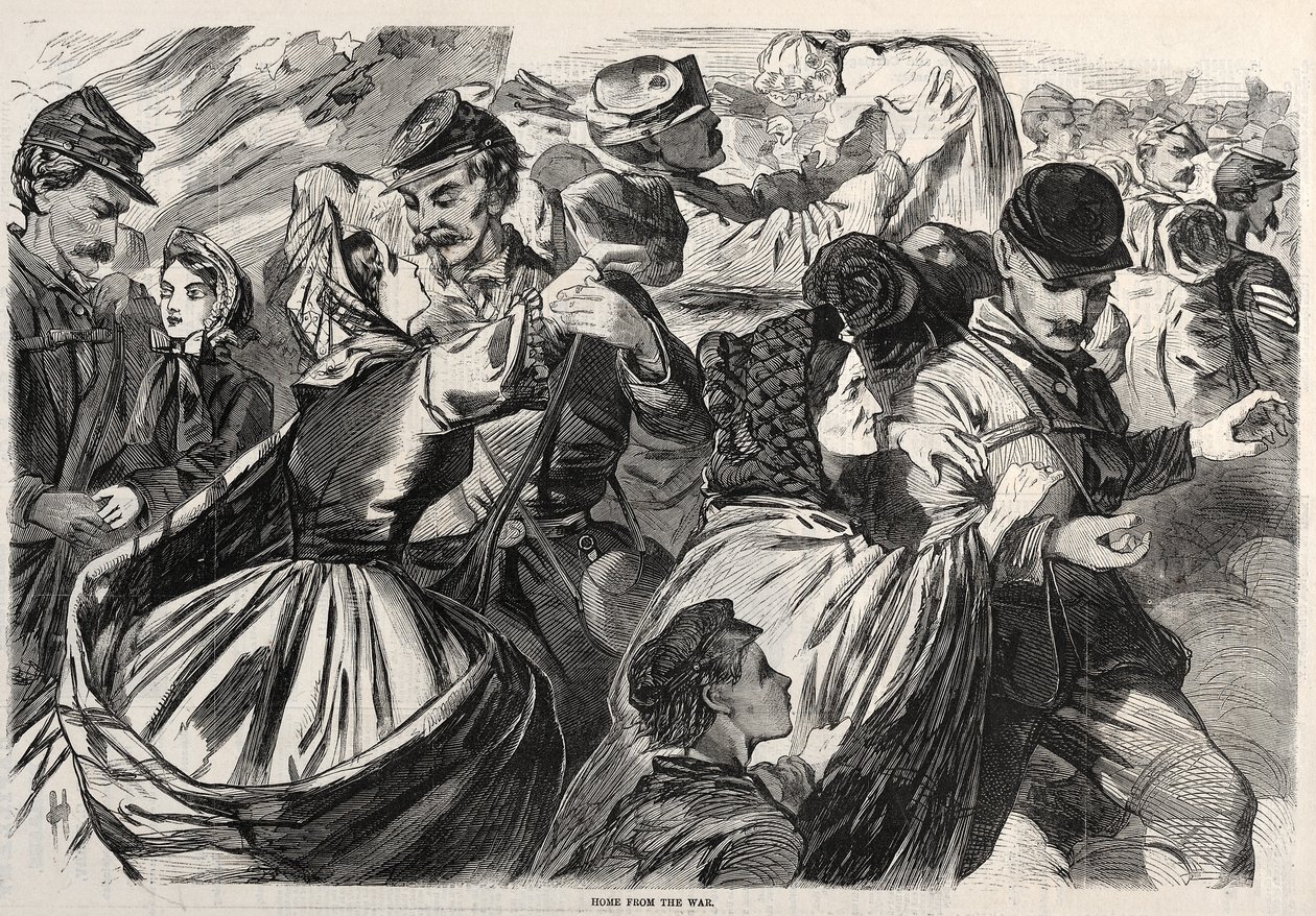 Casa da guerra, 1863. de Winslow Homer