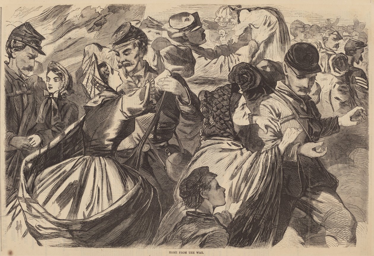 Home from the War, publicado em 1863. de Winslow Homer