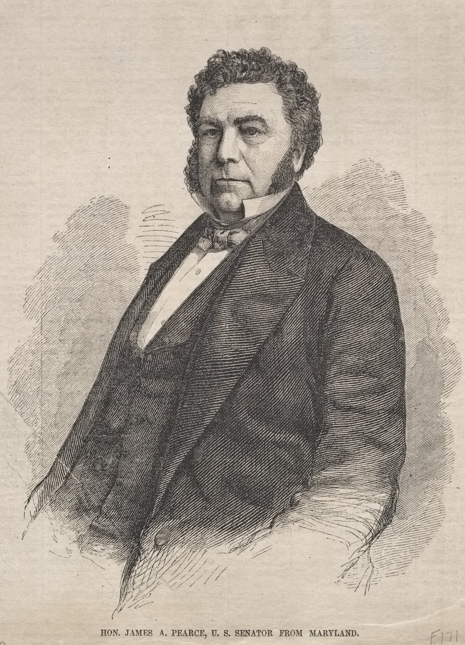 Exmo. James A. Pearce, senador dos Estados Unidos pelo estado de Maryland de Winslow Homer