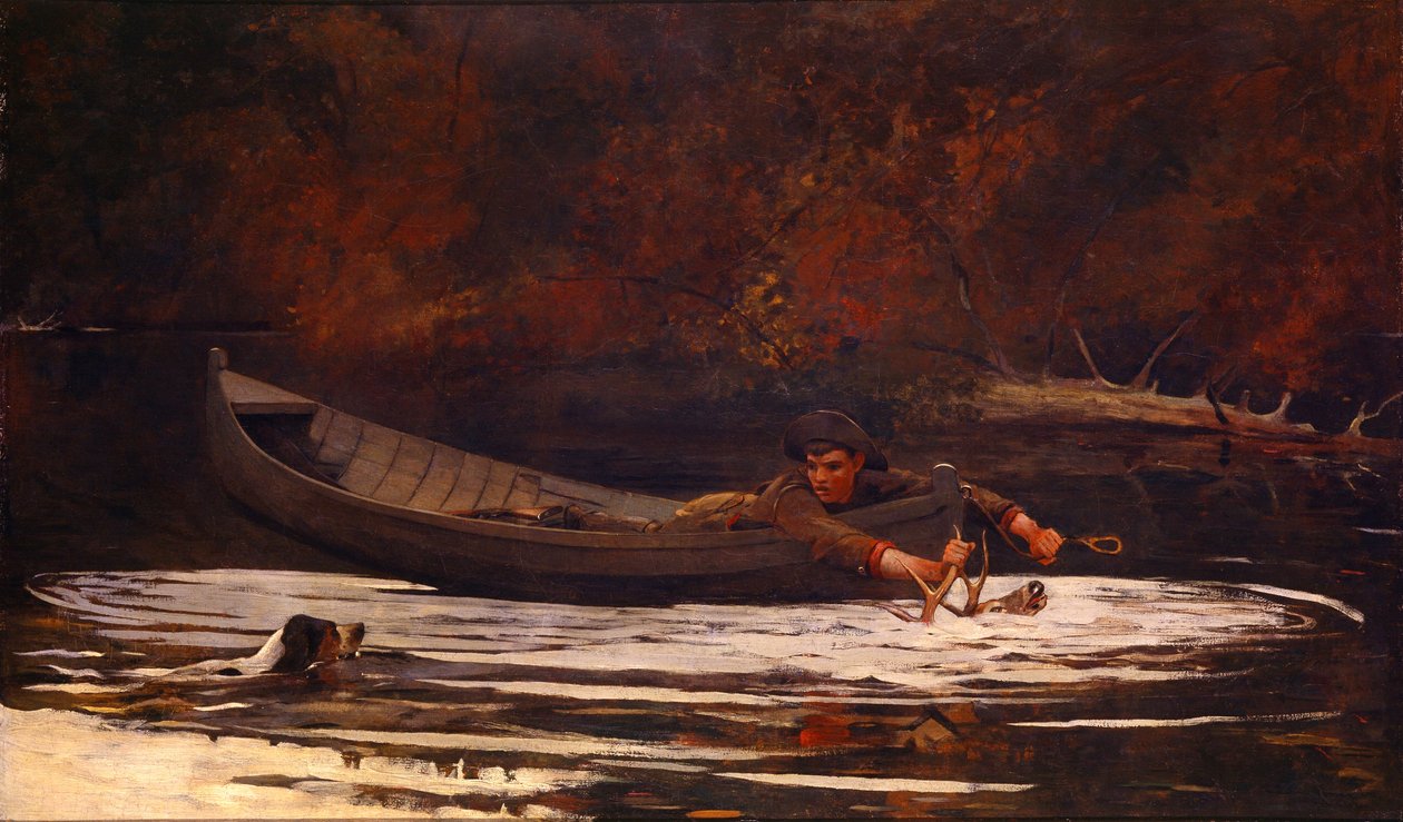 Cão e Caçador de Winslow Homer