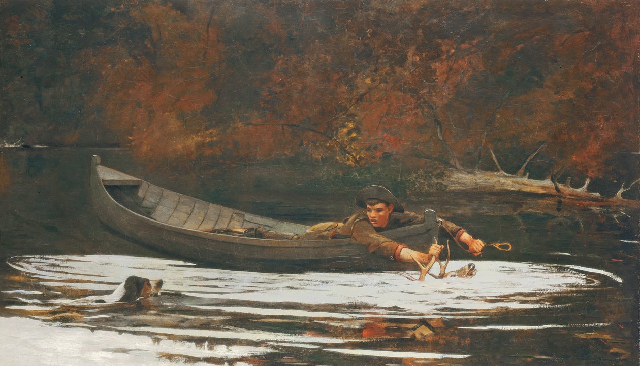 Cão e Caçador, 1892 de Winslow Homer