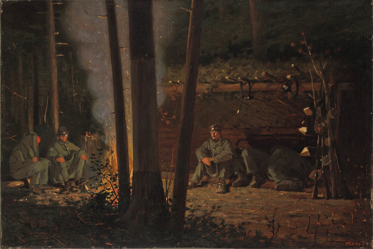 Na frente de Yorktown (óleo sobre tela) de Winslow Homer