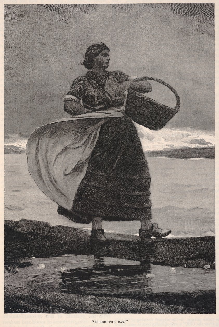 Inside the Bar, da revista The Century, novembro de 1883 de Winslow Homer