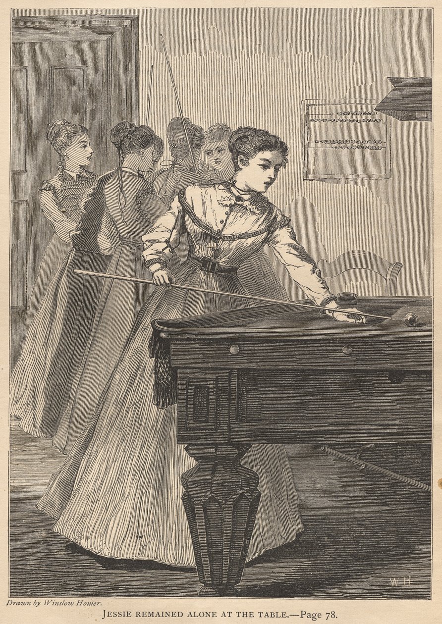 A Jessie ficou sozinha à mesa de Winslow Homer