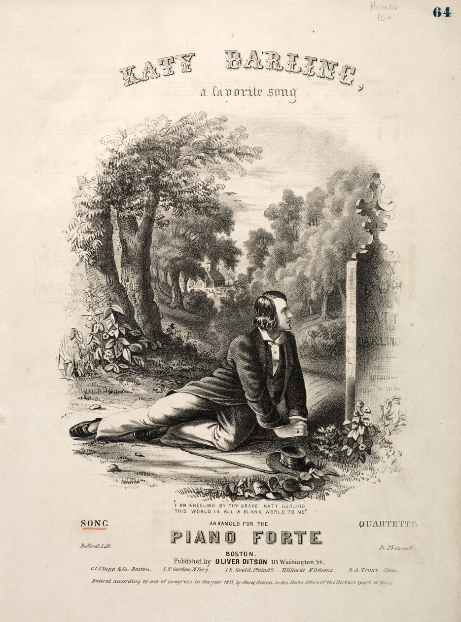 Katy Darling - Capa da partitura de Winslow Homer