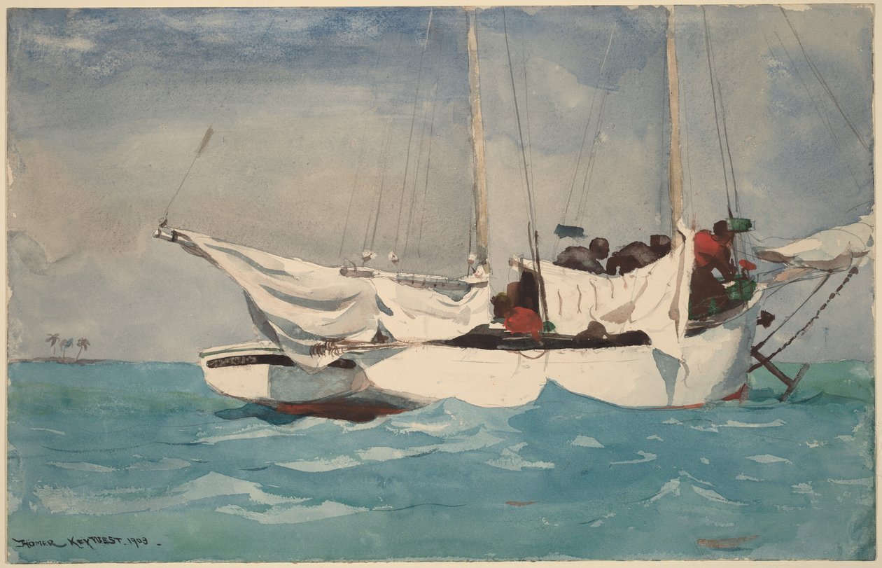 Key West, Levantando âncora de Winslow Homer
