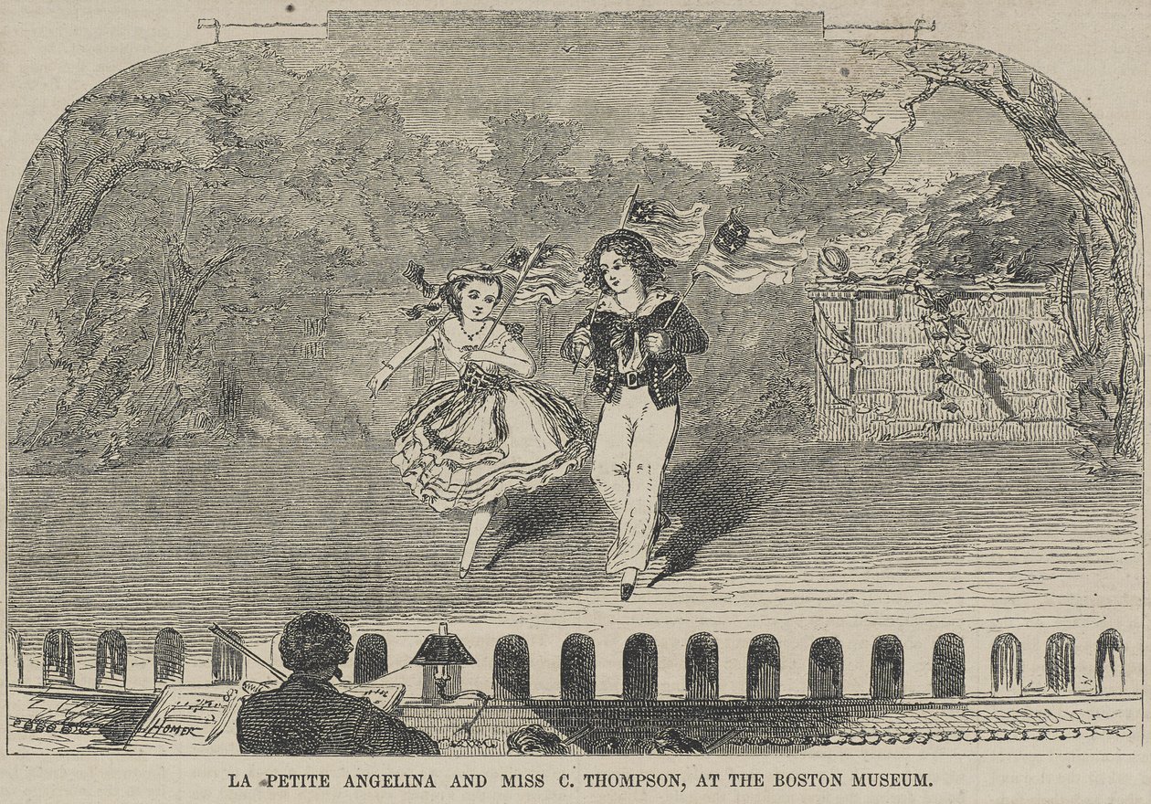 La Petite Angelina e Miss C. Thompson, no Museu de Boston de Winslow Homer
