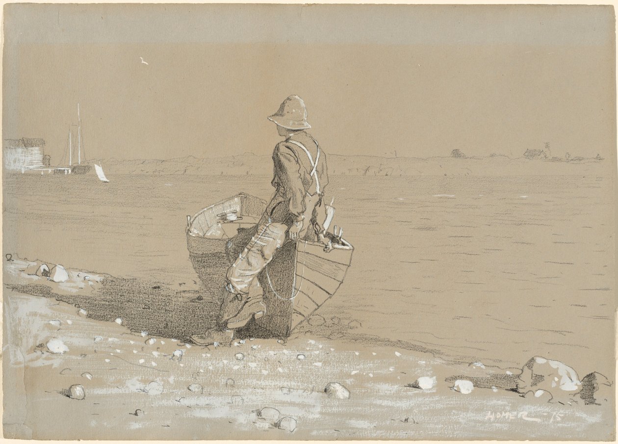 Olhando para fora, 1875. de Winslow Homer