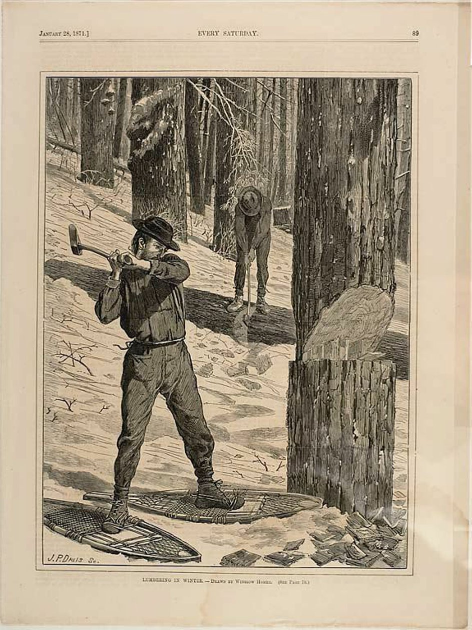A madeira no Inverno de Winslow Homer