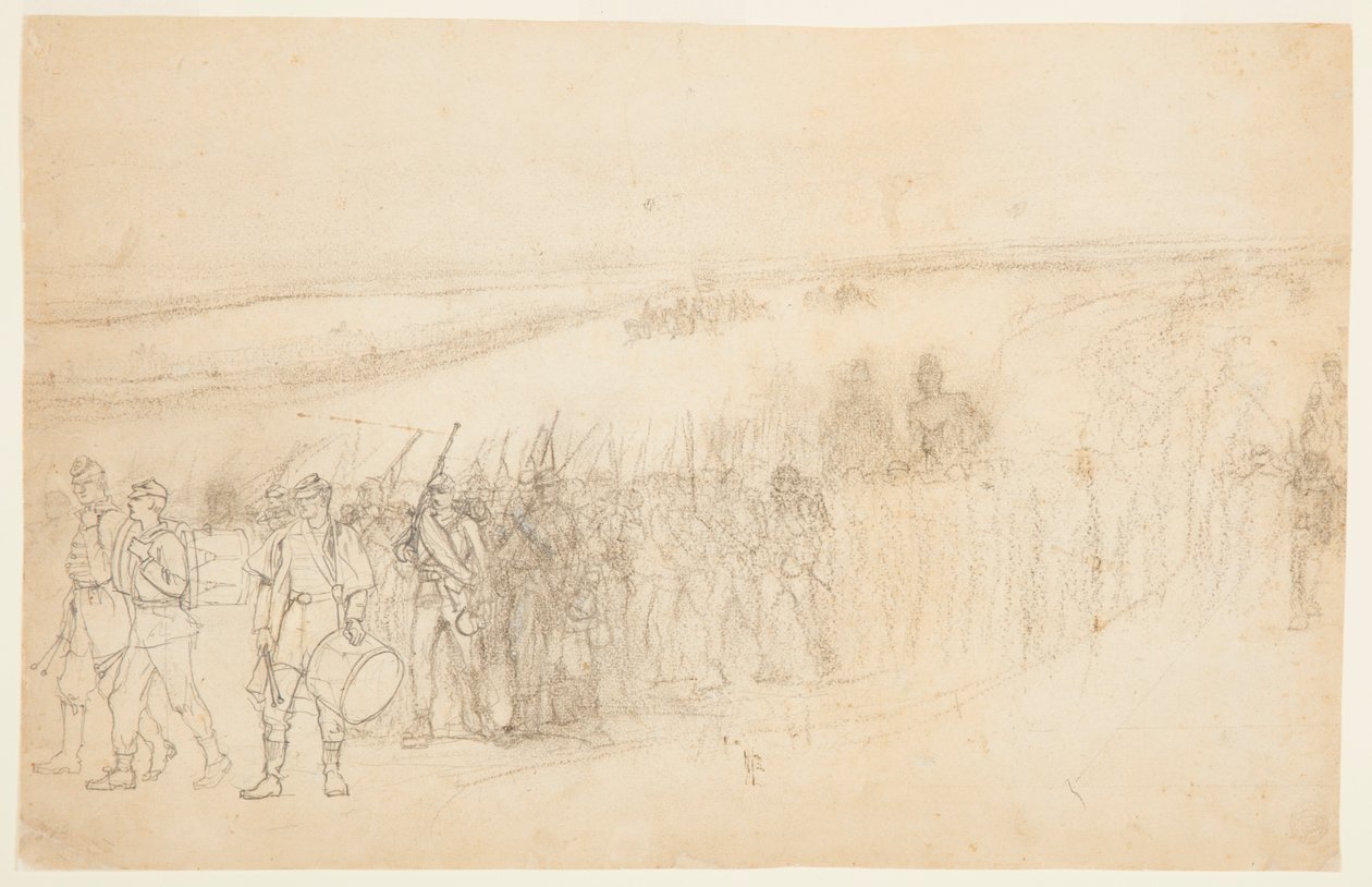 Coluna de Infantaria em Marcha de Winslow Homer
