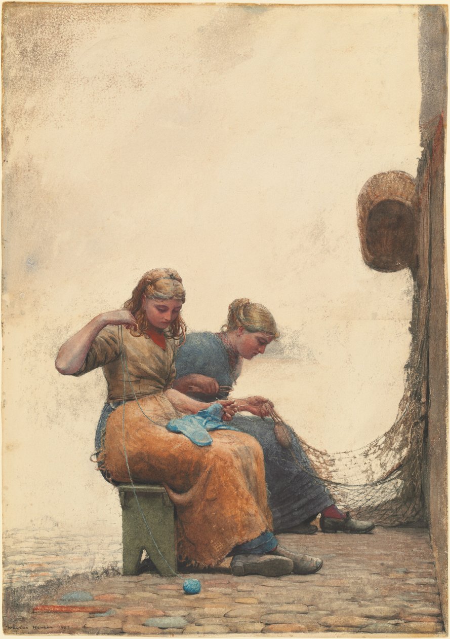 A consertar as redes de Winslow Homer