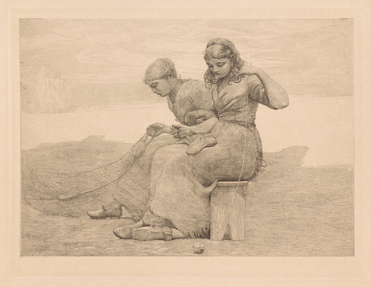 A reparar os rasgões de Winslow Homer